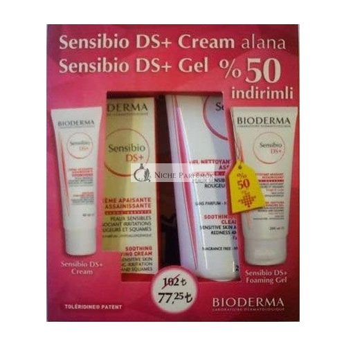 Bioderma Sensibio DS+ Krém a Hámló Bőrre, 40ml