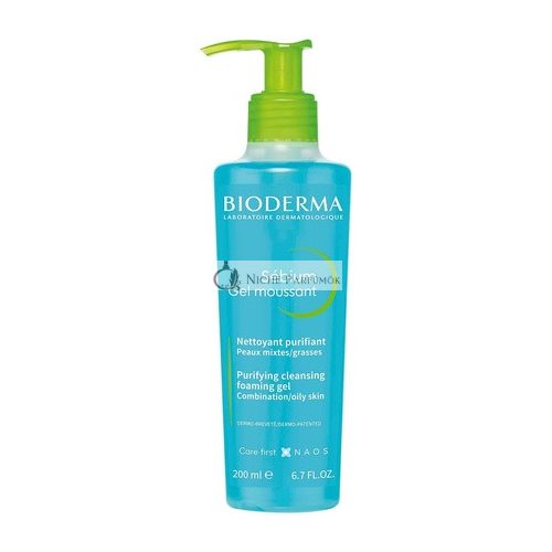 Bioderma Sebium Tisztító Habzó Gél, 200 ml