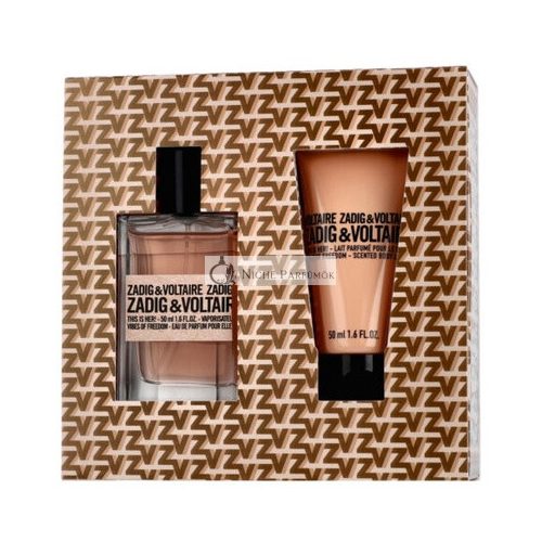 Zadig & Voltaire This is Her! Vibes of Freedom Körperlotion Set, 50ml+50ml