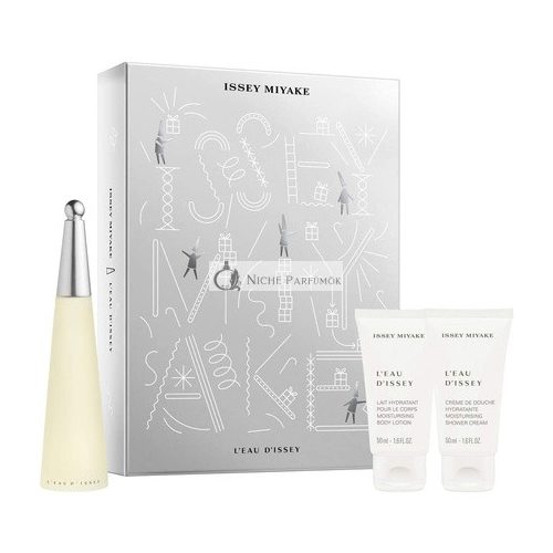 Issey Miyake L'Eau D'Issey Eau De Toilette, 50ml Duschcreme, 50ml Körperlotion