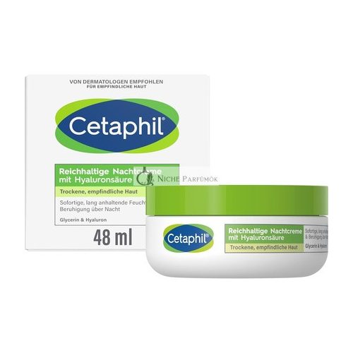 Cetaphil Reichhaltige Nachtcreme mit Hyaluronsäure, 48g