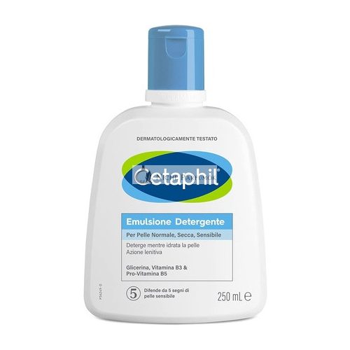 Cetaphil Fluid Tisztító Emulzió Hidratáló Arckrém Érzékeny Száraz és Toleráns Bőrre Illatmentes 250ml