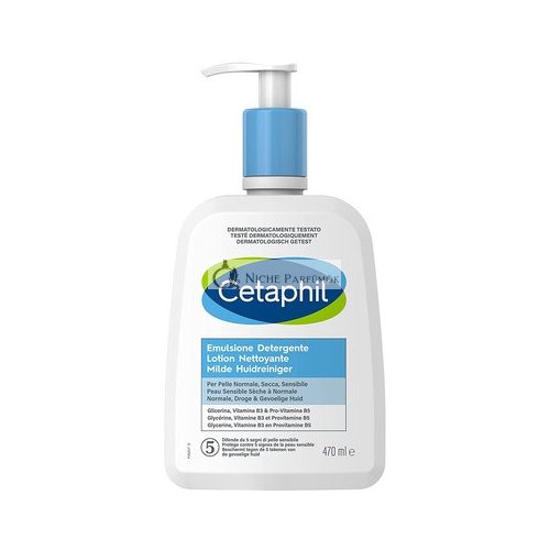 Cetaphil Hidratáló Arctisztító és Testápoló Emulzió Érzékeny, Száraz és Toleráns Bőrre - 470ml