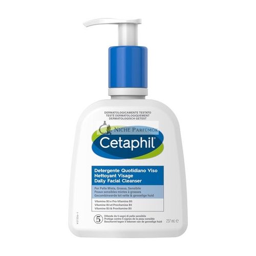 Cetaphil Napi Arctisztító Glicerinnel, Panthenollal és Niacinamiddal, 237ml