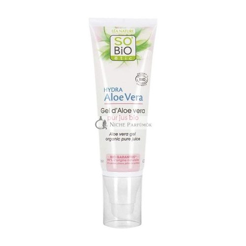 SO'BiO étic Bio Pure Juice Hypoallergenes Aloe Vera Gel, 125 ml