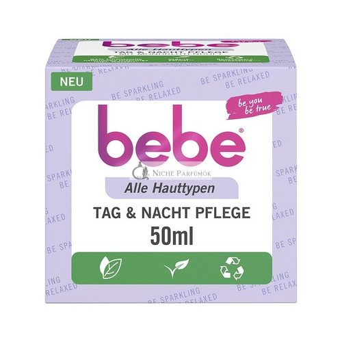 bebe Tages- und Nachtpflege Gesichtscreme 50ml mit Mondblume und Vanilleduft