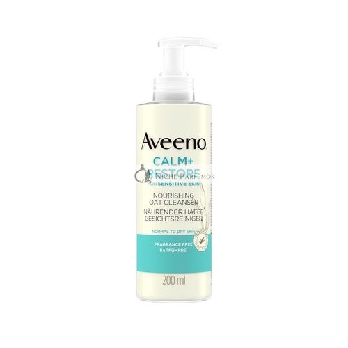 Aveeno Calm+Restore Tápláló Zab Arctisztító, Fragrance-Free, 200ml