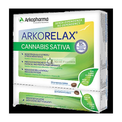 Arkorelax Cannabis Sativa Arkopharma 30 Tabletta