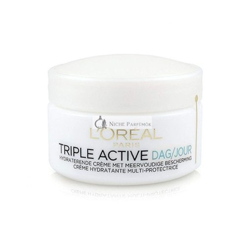 L'Oreal Triple Active Multi-Schutz Tagescreme 24H Feuchtigkeit für Normale/Mischhaut 50ml