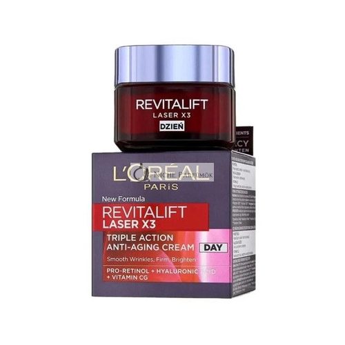 L'Oréal Revitalift Laser X3 Anti-Age Krém Napra 50ml