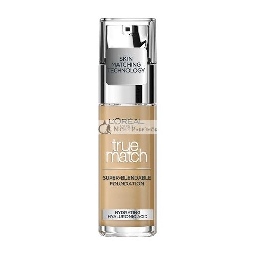 L'Oreal Paris True Match Flüssige Foundation Hautpflege mit Hyaluronsäure SPF 17 30ml 6N Honig