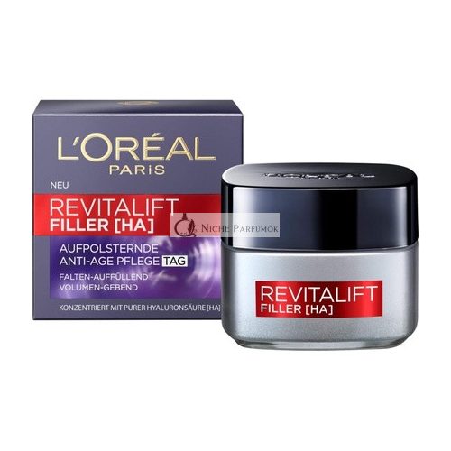 L'Oréal Paris Revitalift Filler Hyaluron Tagespflege Anti-Aging Gesichtscreme, 50ml