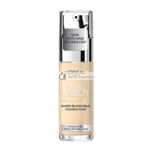 L´Oréal Paris True Match Super-Blendable Foundation Flüssiges Make Up für Einigung des farbigen Hauttones 0.5N Porcelain 30 ml