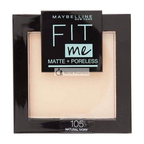 Maybelline New York Fit Me Matt + Poreless Puder, 105 Natural