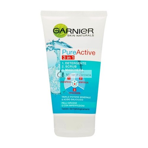 Garnier Skinactive Arctisztító Bőrradír 3 az 1-ben, 150ml