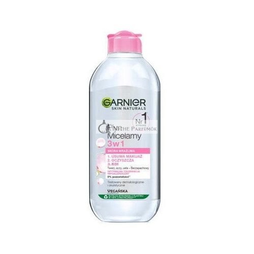 Garnier Skin Naturals micellás folyadék 3 az 1-ben érzékeny bőrre, 400 ml