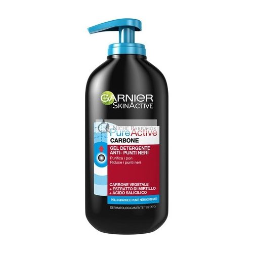 Garnier PureActive Intense Cleanser 3 az 1-ben Anti-Fekete Pattanás 200ml