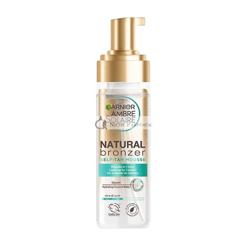 Garnier Ambre Solaire Természetes Barnító Önbronzosító Hab, 200ml - Vegán Formula