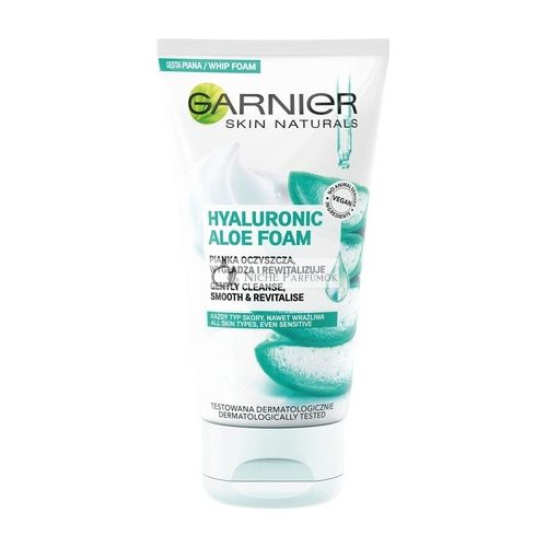 Garnier Skin Naturals Hyaluronic Aloe Tisztító Hab Minden Bőrtípusra, Even Sensitive, 150ml