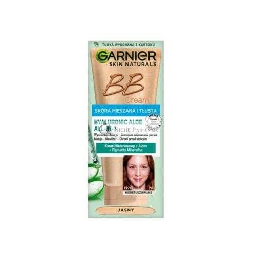 Garnier BB Arckrém Hyaluronsav Aloe Vera Kombinált Olajos Bőr SPF 25, 50 ml