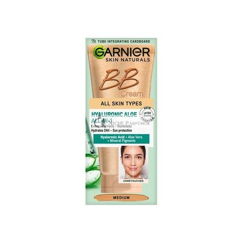 Garnier Classic BB Arckrém Hyaluronsavval és Aloe Verával SPF 10 Közepes