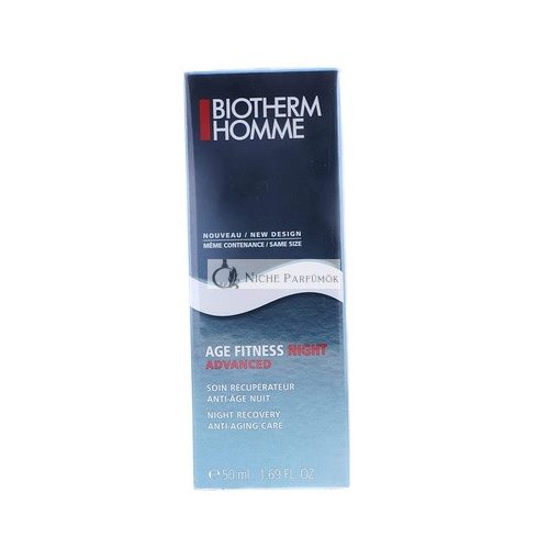 Biotherm Homme Age Fitness Advanced Éjszakai Anti-aging Gél, 50ml