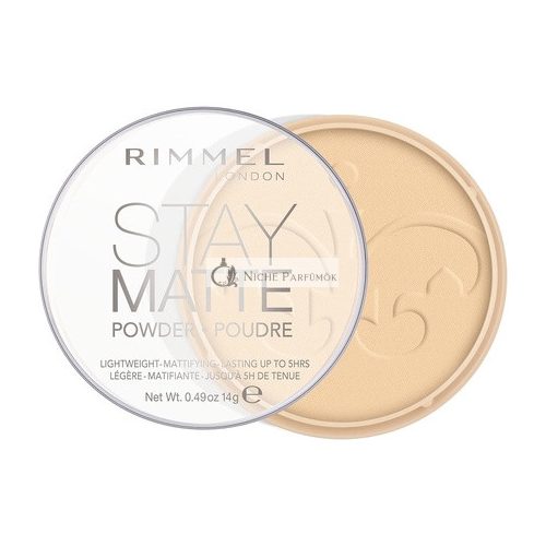 Rimmel Stay Matte Puder Transparent, 14g