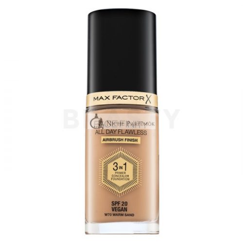 Max Factor Facefinity All Day Flawless Flexi-Hold 3in1 Primer Concealer Foundation SPF20 folyékony make-up 3 az 1-ben 70 30 ml