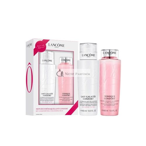 Lancôme Duo Confort Geschenkset: 400ml Galatée Confort Reinigungsmilch + 400ml Tonique Confort Feuchtigkeits-Tonik