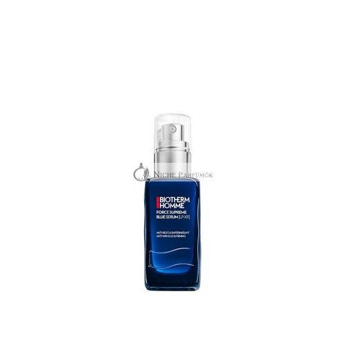 Biotherm Homme Force Supreme Kék Szérum Revitalizáló Anti-Aging Arcszérum Férfiaknak 60ml