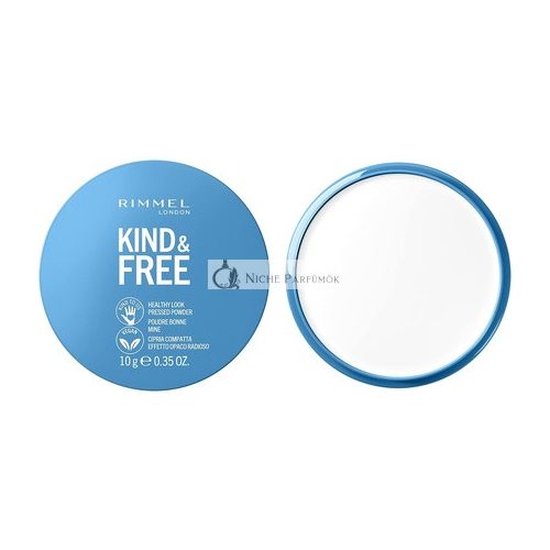 Rimmel London Kind & Free Puder 001 Transparent, 10g