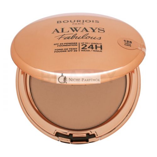 Bourjois Always Fabulous SPF 20 Powder Foundation púderes make-up matt hatású 125 7 g