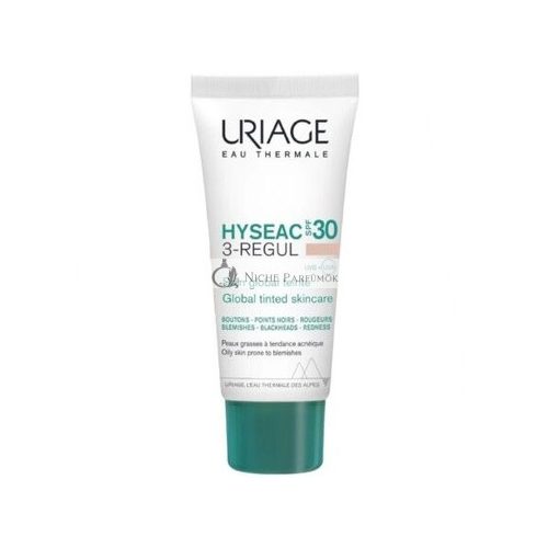 URIAGE Hyseac 3-Regul Színezett Bőrápoló SPF30, 40ml