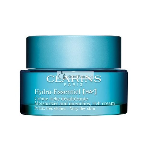 Clarins Hydra-Essentiel Gazdag Krém Intenzíven Hidratáló, 1.7 Uncia