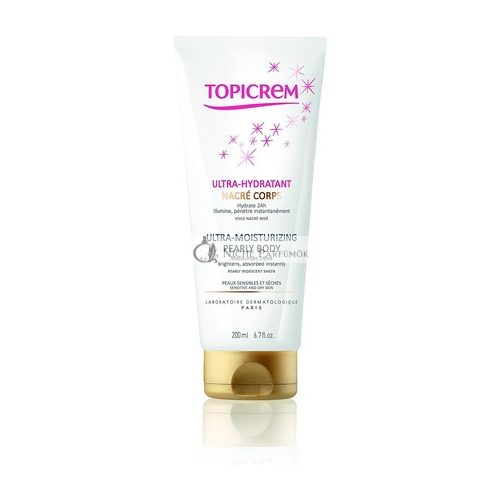 Topicrem Ultra-Moisturizing Pearly Body Hydratations-Körpermilch mit Perlglanz 200 ml