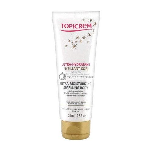 Topicrem Hydratations-Körpermilch Ultra-Moisturizing Sparkling Body 75 ml