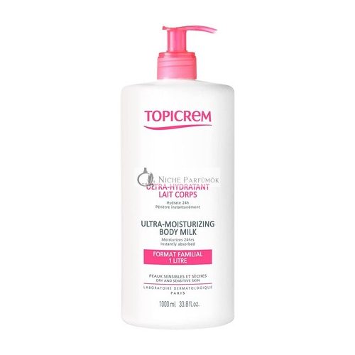 Topicrem Ultra-Hydratisierende Körperlotion Duftfrei 1L