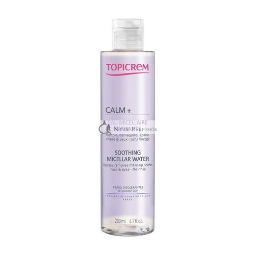 Topicrem CALM+ Nyugtató Micellás Víz, 200 ml