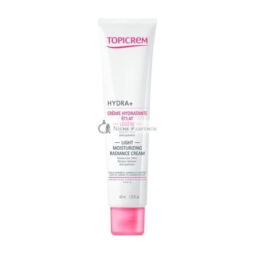 Topicrem HYDRA+ Leichte Feuchtigkeitsspendende Strahlende Creme 40ml