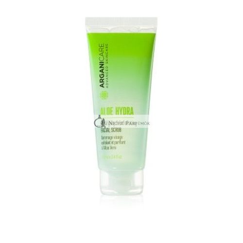 Arganicare Aloe Hydra Tisztító Exfoliáló Arcradír - 100 Ml