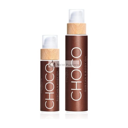 COCOSOLIS CHOCO Bräunungsöl organisch mit Vitamin E und Schokoladenduft, 200ml