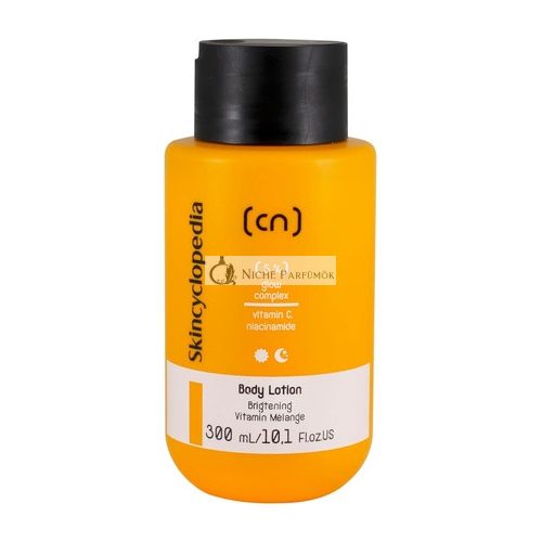 Skincyclopedia 5% Vitamin C Körperlotion mit Niacinamid, Vitamin E, Sheabutter und Mandelöl 300ml