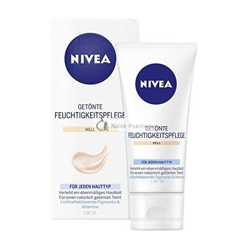 NIVEA Tinted Moisturizer Világos Bőrtípusoknak, 50ml Tubus