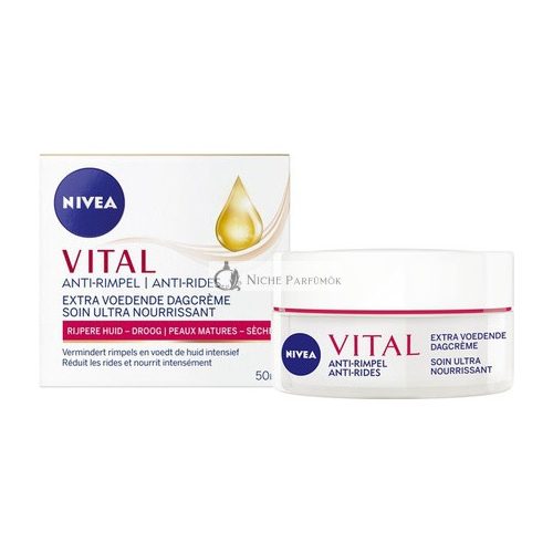 Nivea Vital Anti-Falten Extra Reichhaltige Tagescreme SPF 30, 50 Ml