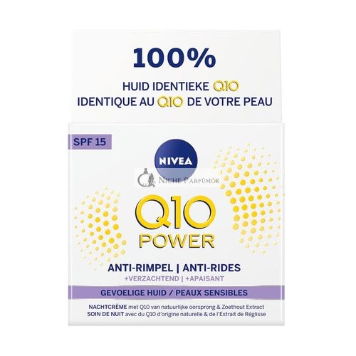 Nivea Q10 Power Érzékeny Nappali Krém SPF 15, 50ml