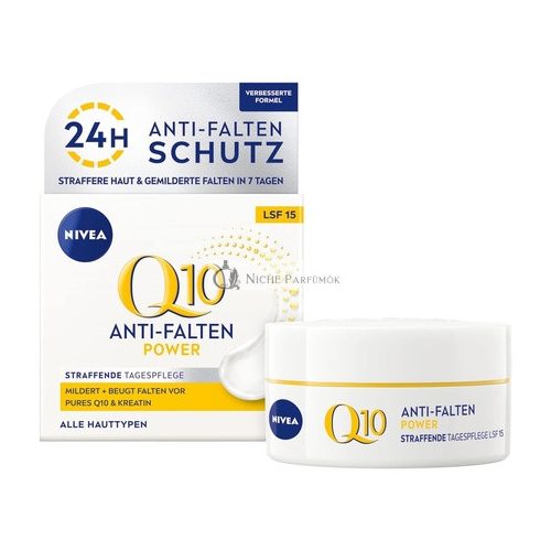 NIVEA Q10 Anti-Falten Power Firming Tagescreme SPF15, 50ml