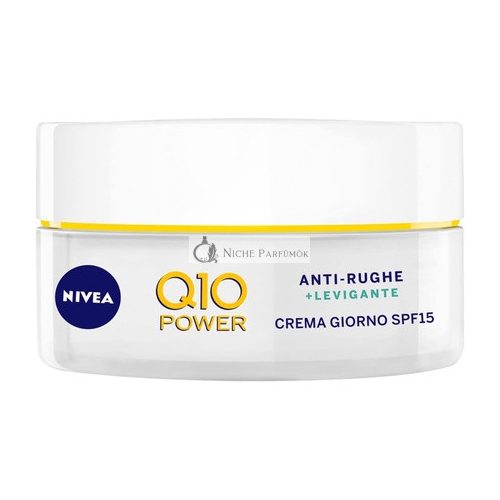 NIVEA Q10 Anti-Falten + Pore Verfeinernde Extra Leichte Tagescreme, SPF 15, 50ml