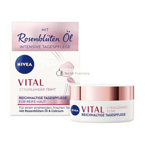 NIVEA VITAL Strahlende Teint Reichhaltige Tagespflege für reife Haut, 50ml