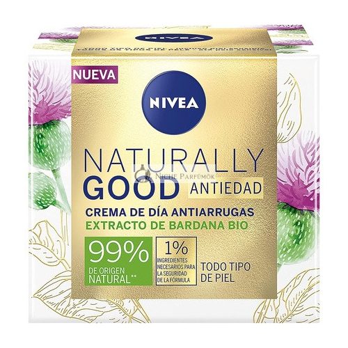 Nivea Naturally Good Anti Wrinkle Nappali Krém, 50ml