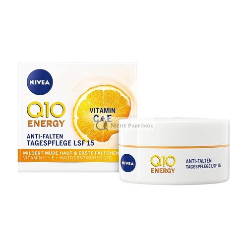 Nivea Q10 Energiával Teli Ránctalanító Nappali Krém SPF 15, 50ml